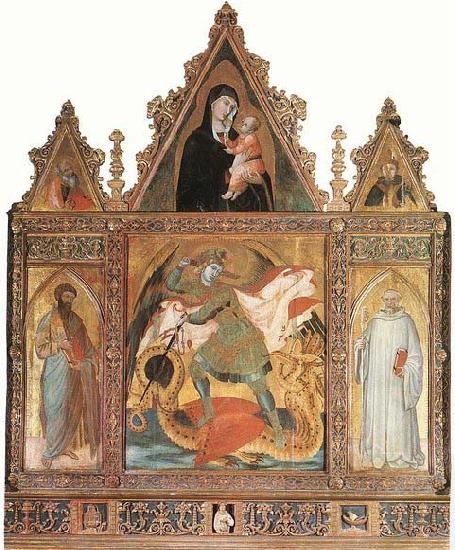 Ambrogio Lorenzetti St Michael China oil painting art